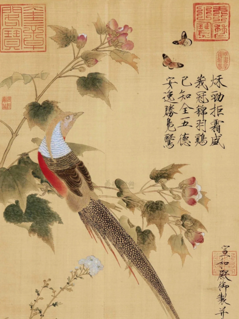 芙蓉錦鶏図_百度百科