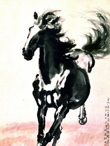 奔馬図_百度百科