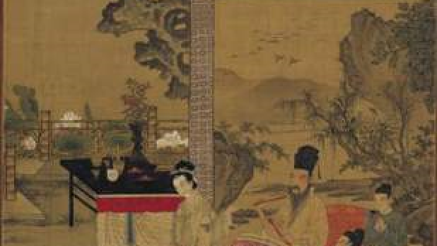 韓熙載夜宴図（明代の唐寅作の絵画）_百度百科