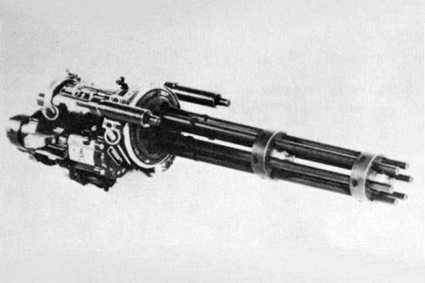 Gatling Gun（A multi-barrel rotary machine gun developed in the United ...