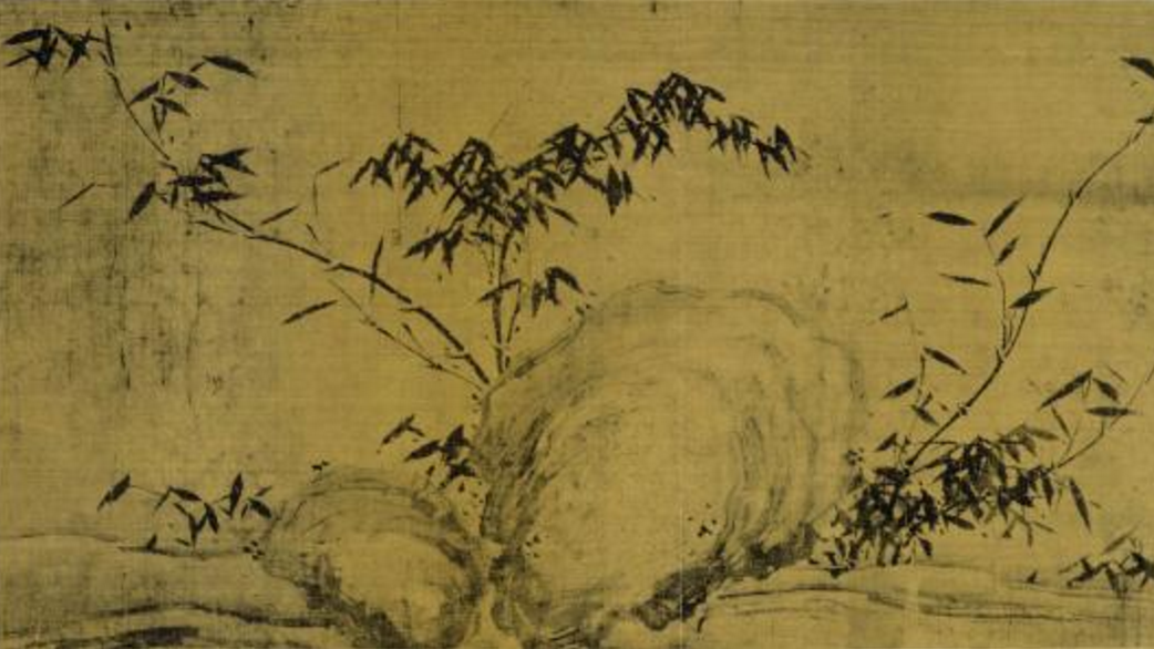 瀟湘竹石図_百度百科