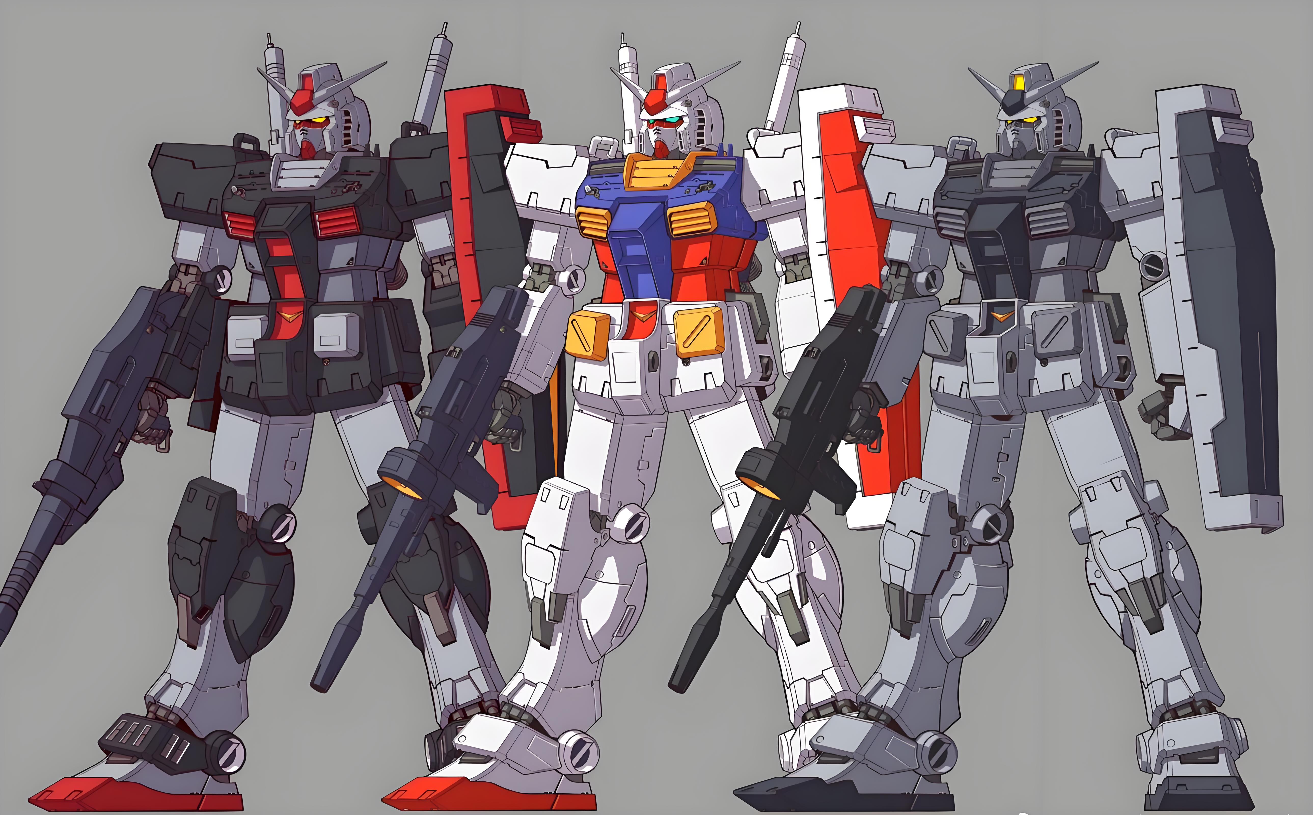 Gundam（The Mobile Suits in the anime Mobile Suit Gundam and its