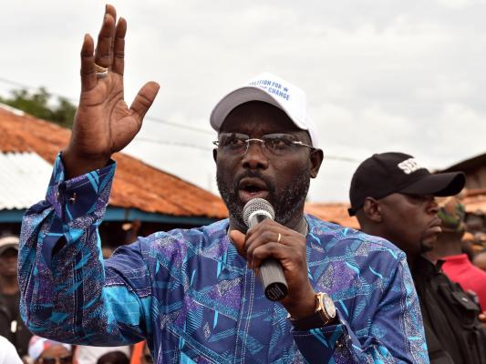 George Weah（Former football player from Liberia and the 25th President ...