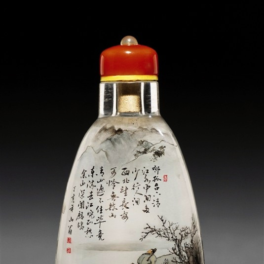 内絵鼻煙壺_百度百科