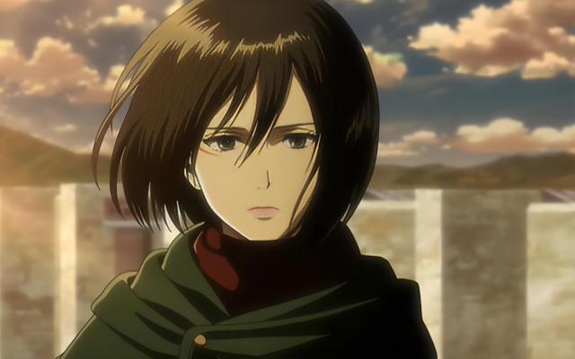 Mikasa Ackerman（The female protagonist of the Japanese manga *Attack on ...