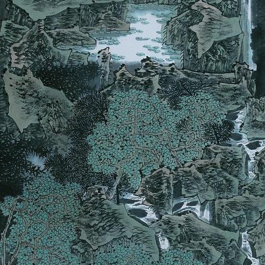 「舞う天山」人物水墨画 少数民族の文化 中国の著名な画家 舞う天山」人物水墨画 少数民族の文化 中国の著名な画家 舞う天山