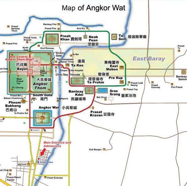 Angkor Wat A Temple From The Khmer Empire Period In Cambodia And A Url