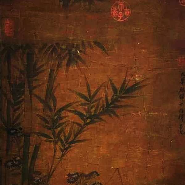 吕纪 山茶錦鶏図 中堂掛け軸　中国花鳥画　宣紙　書画工芸 動植綵絵 19 雪中錦鶏図 Setchu Kinkei-zu(Golden Pheasants in Snow