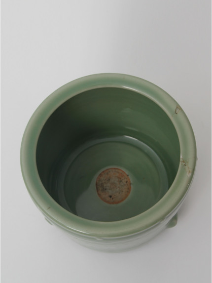 明代龍泉窯青釉八卦網紋鼓釘三足炉_百度百科