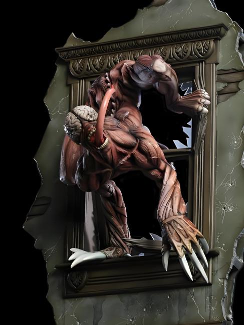 Licker（A creature in the horror video game series Resident Evil.）_Baiduwiki