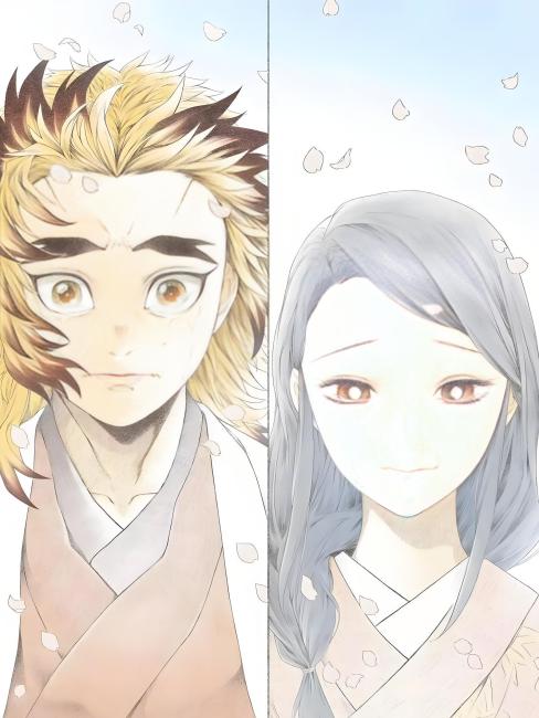 Rengoku Ruka（A character in the Japanese manga series *Demon Slayer ...