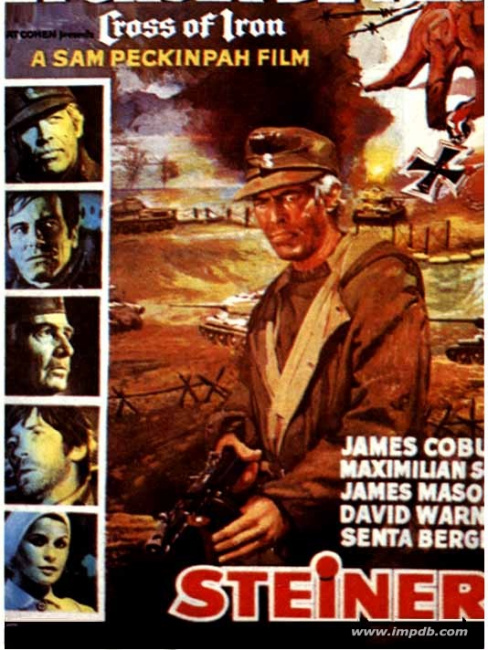 戦争のはらわた ドイツポスター cross of iron サム・ペキンパー of