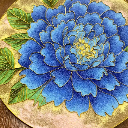 有線七宝景泰藍画_百度百科