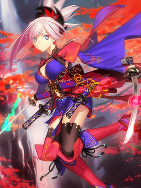 Fgo 宮本 みやもと むさし FGO 9周年 宮本武蔵 の新規描き下ろし