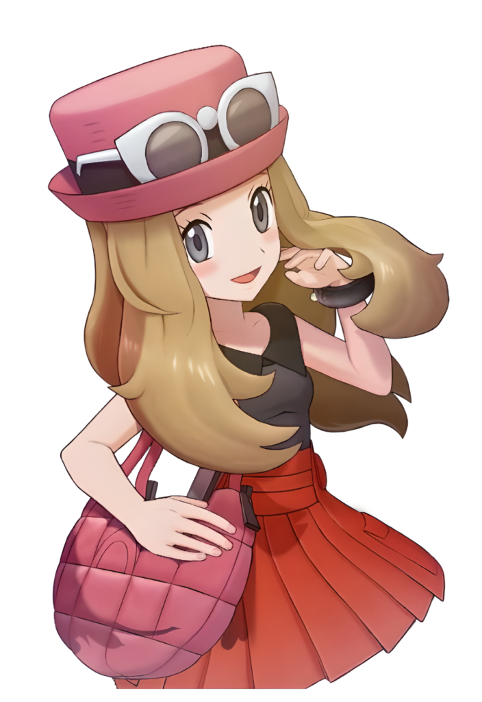 pokemon with blonde hair and red dress Practiced with XY Serena  She's an icon , she's the moment !! #pokemon  #pokemonxy