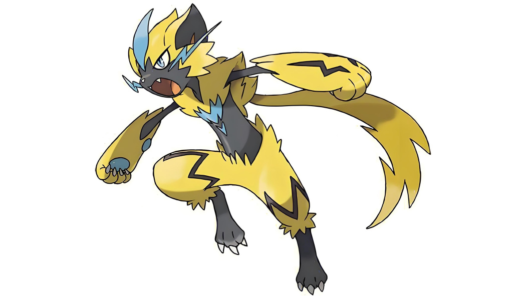 Zeraora（A Pokémon that appears in the Pokémon series games and