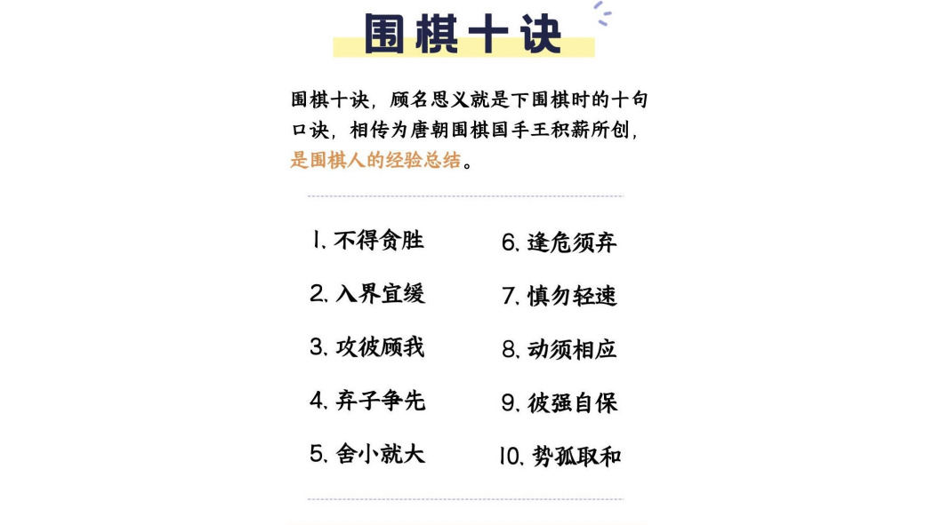 囲碁十訣_百度百科