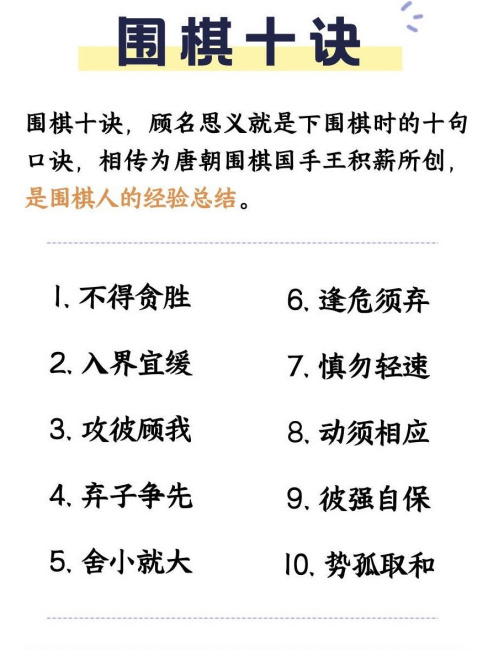 囲碁十訣_百度百科
