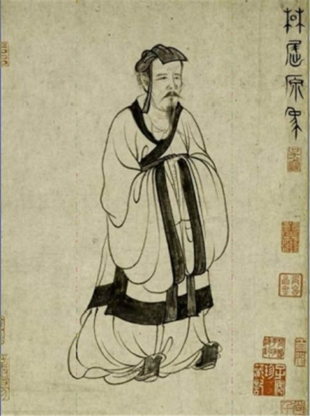Qu Yuan（a poet of the Chu State during the Warring States period）_Baiduwiki