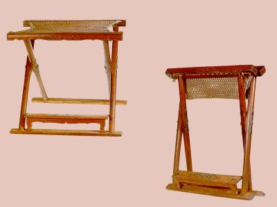 Ming Dynasty Huanghuali Folding Stool_Baiduwiki
