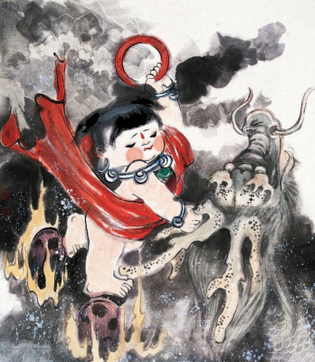 Nezha（A figure in ancient Chinese mythology and legend）_Baiduwiki