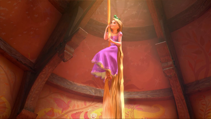Rapunzel（The female protagonist of the Disney animated film *Tangled ...