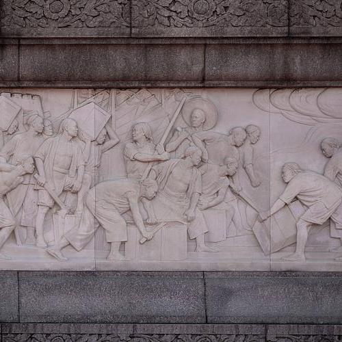 人民英雄記念碑浮き彫り_百度百科