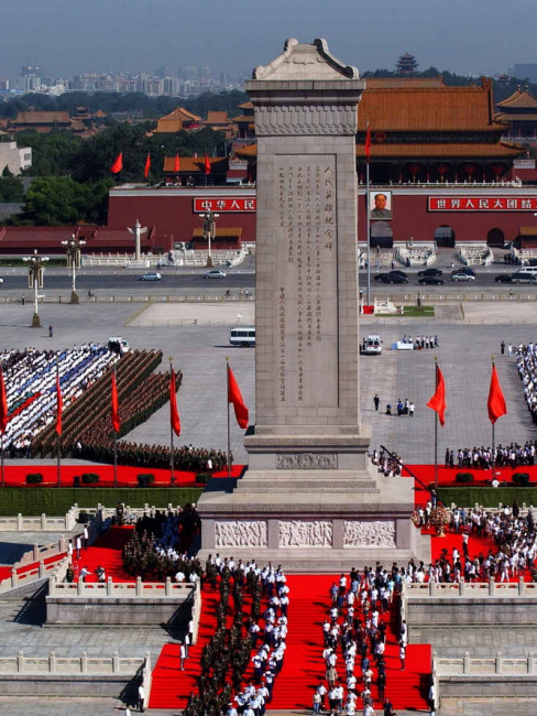 人民英雄記念碑_百度百科