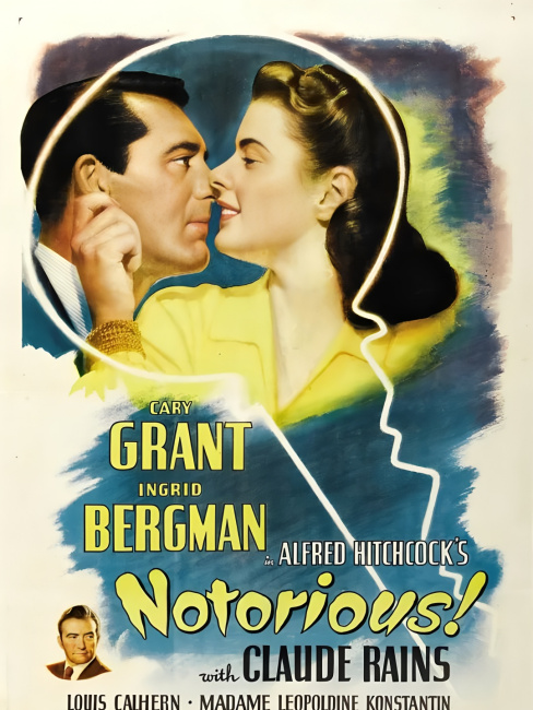 映画『汚名』日本版ヴィンテージパンフレット 'Notorious' 汚名（1946年に制作されたヒッチコック監督のアメリカ映画）_百度百科