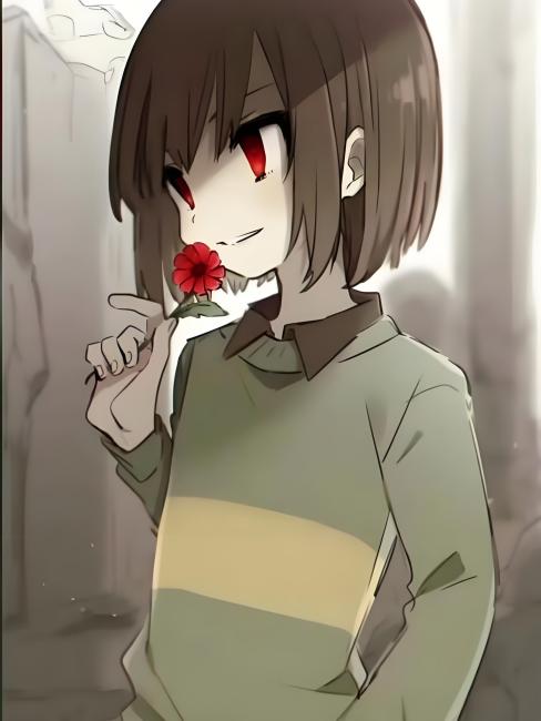 Chara（A character in the video game Undertale.）_Baiduwiki