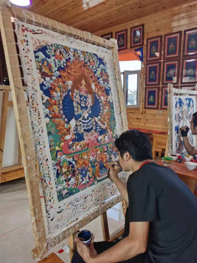 チベットタンカ（かりゅうタンカ）_百度百科