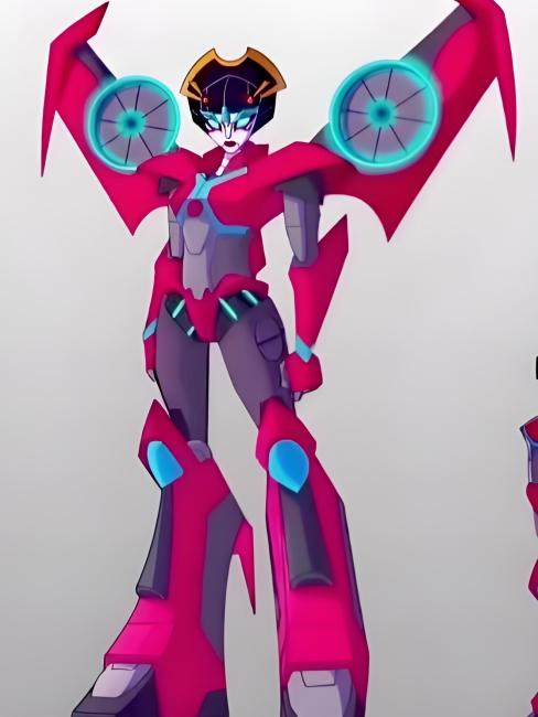 Windblade（A female character in the Transformers series, the ...
