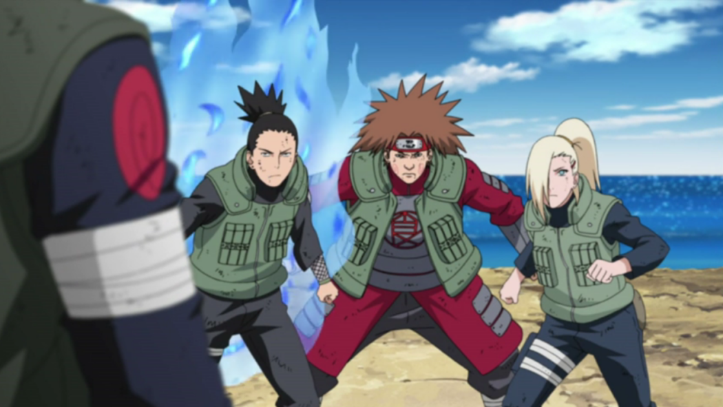 Ino–Shika–Chō（A character trio in the Japanese manga *Naruto* and its ...