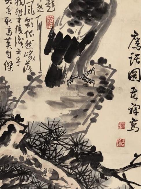 鷹（李苦禅が制作した大写意中国画作品）_百度百科