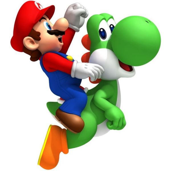 Yoshi（A character in the *Super Mario* series of video games