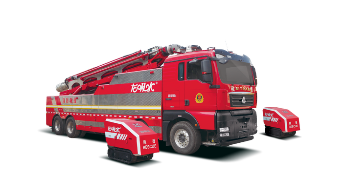 Dragon Water Mother-Daughter Drainage Emergency Rescue Vehicle_Baiduwiki