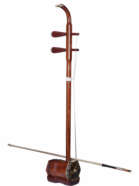 Erhu（A traditional Chinese bowed string instrument.）_Baiduwiki