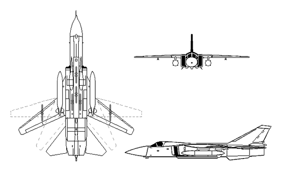 スホーイ Su-24 戦闘爆撃機_百度百科