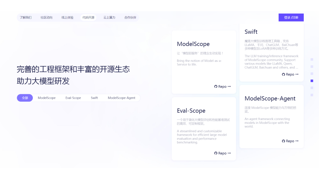 ModelScope（An open-source community for AI large models launched by ...