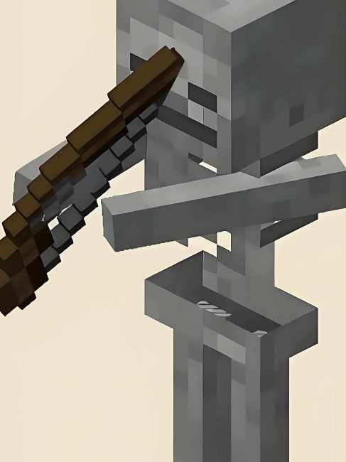 Skeleton（A hostile mob in the video game Minecraft.）_Baiduwiki