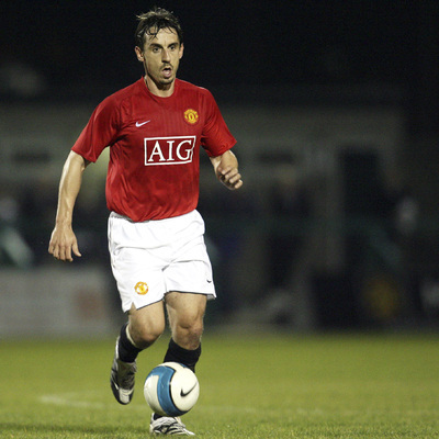 ■ Soccer Gary Neville　G・ネヴィル　M・ユナイテッド O remarcă a lui Gary Neville a marcat preț de 10 ani un fost