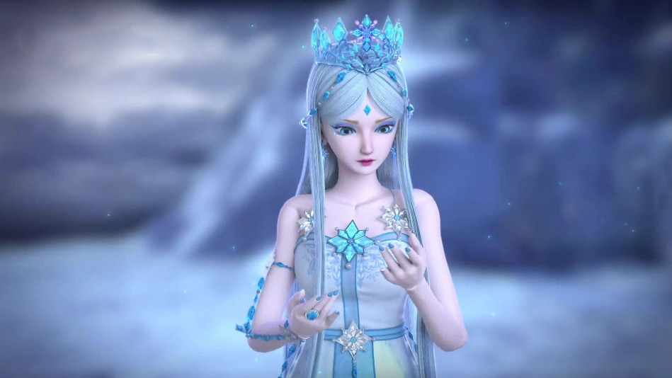 Princess Ice（A character in the Chinese 3D animated series *Yeloli* and ...