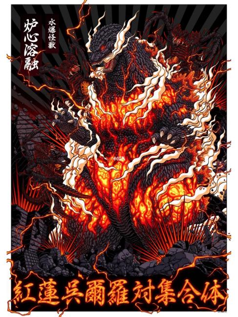 Burning Godzilla（A monster in the Godzilla series.）_Baiduwiki