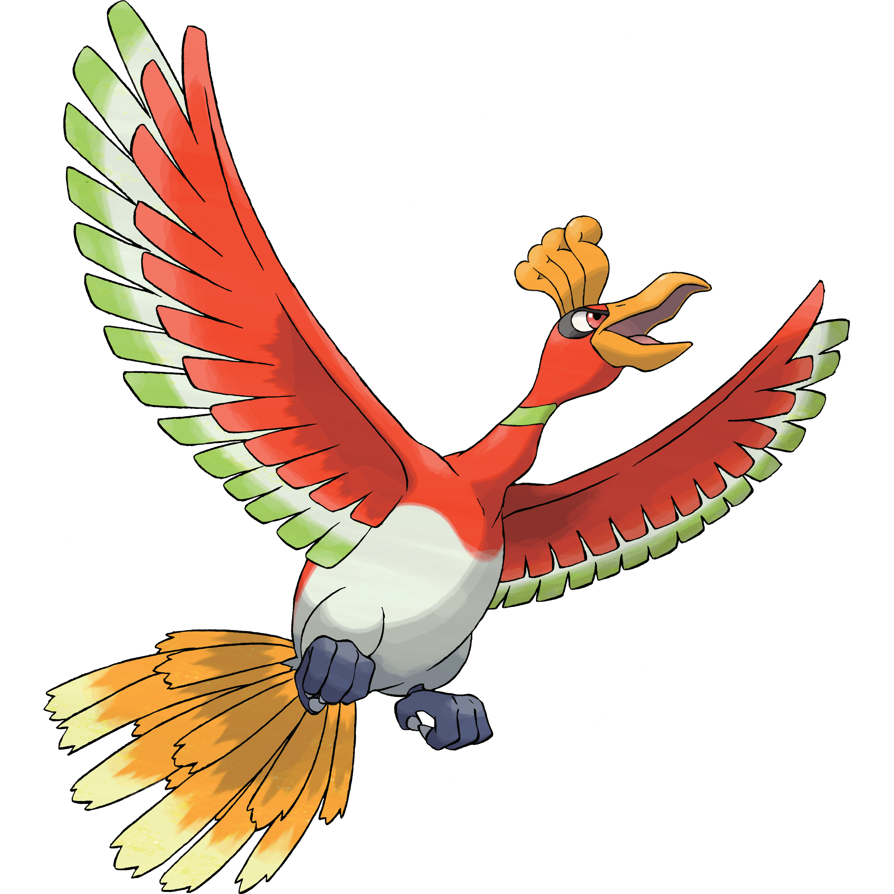 Ho-Oh（A Pokémon in the Pokémon series and its derivative works