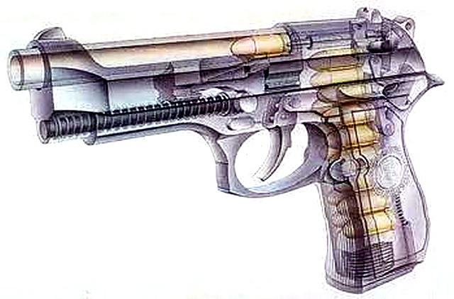 ベレッタM92F拳銃_百度百科