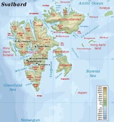 Longyearbyen（ノルウェーの属領であるスバールバル諸島内の都市）_
