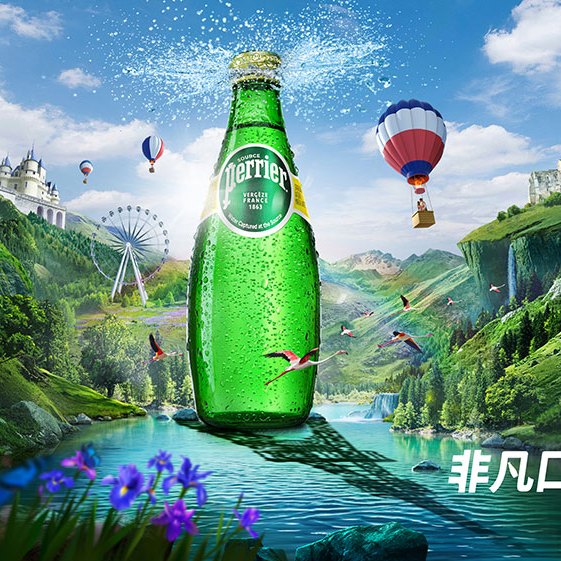 Perrier（フランス産の天然炭酸ミネラルウォーター）_百度百科