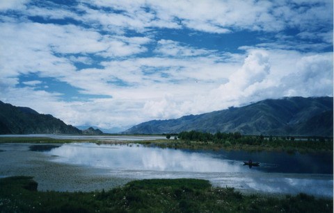 presa del río brahmaputra