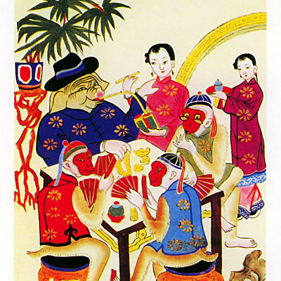綿竹木版年画_百度百科