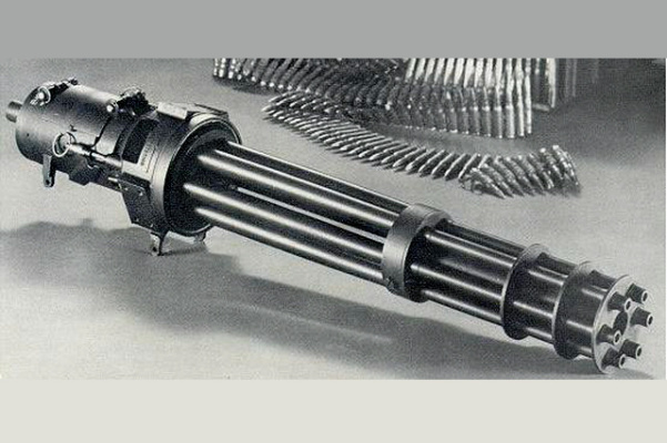 Gatling Gun（A multi-barrel rotary machine gun developed in the United ...